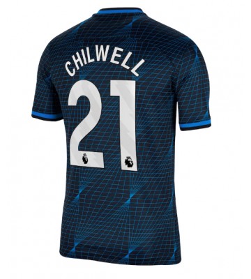 Chelsea Ben Chilwell #21 Bortatröja 2023-24 Kortärmad